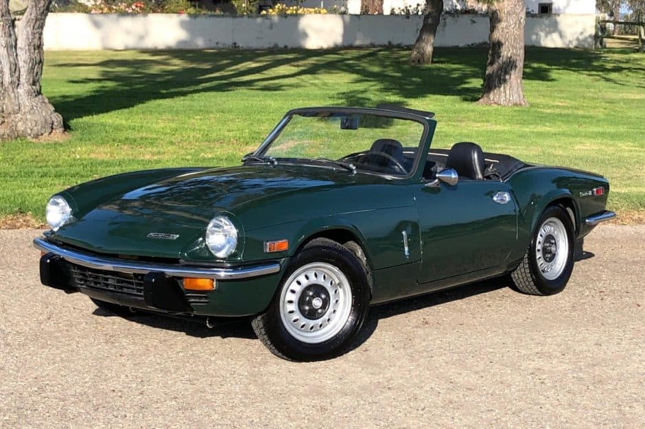 1972 Triumph Spitfire sold for $7,200