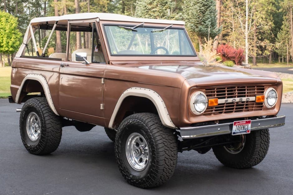 1974 Ford Bronco U13/U14/U15 1966-1977 sold for $63,500