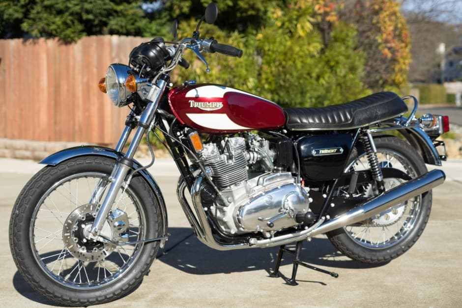 1975 Triumph Trident sold for $14,750