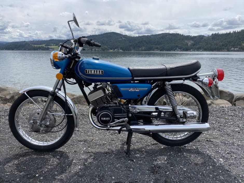 1974 Yamaha RD sold for $3,300