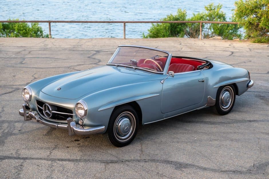 1956 Mercedes-Benz 190SL sold for $77,777