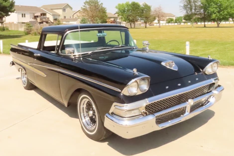 1958 Ford Ranchero sold for $21,000