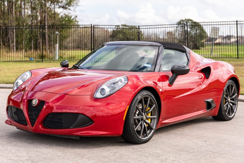 2015 Alfa Romeo 4C sold for $55,500