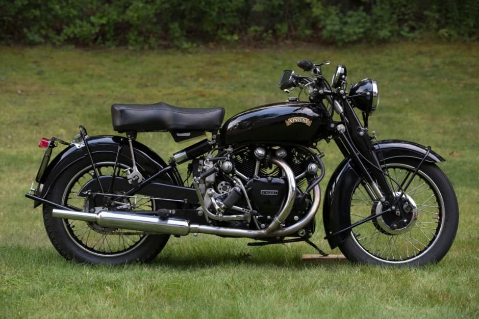 1954 Vincent Black Shadow sold for $110,000