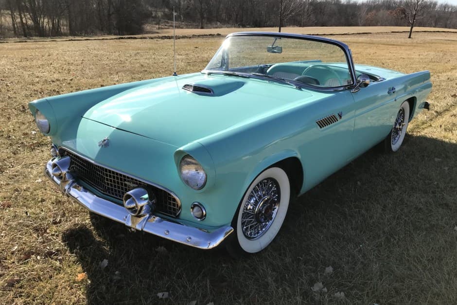 1955 Ford Thunderbird (1955-1957) sold for $45,500