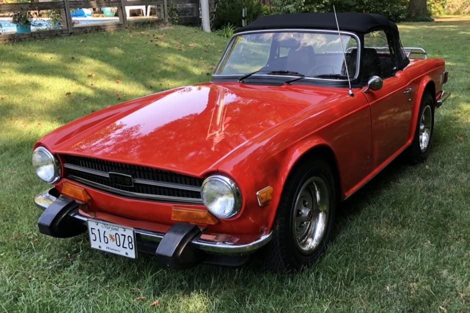 1974 Triumph TR6 sold for $13,024