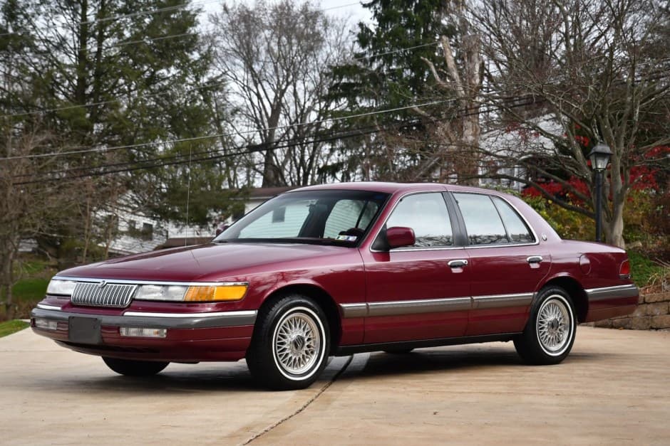1992 Mercury Marquis & Grand Marquis sold for $6,300