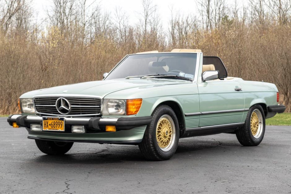 1987 Mercedes-Benz R107 SL sold for $19,250