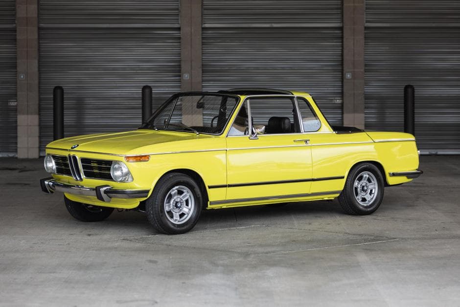 1972 BMW 02 Series Cabriolet sold for $105,000