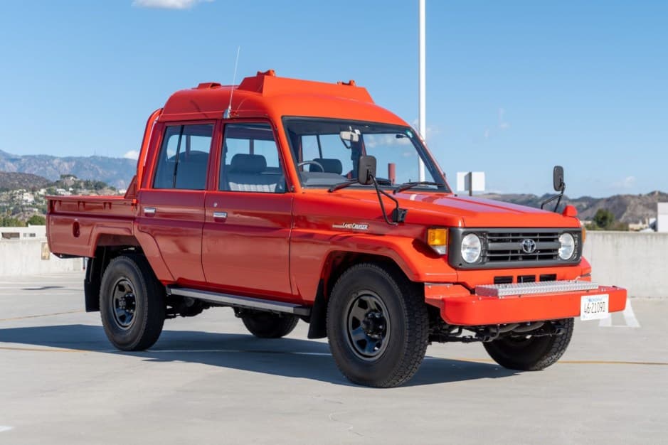 1995 Toyota Land Cruiser 70-Series sold for $32,000