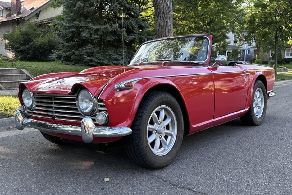 1966 Triumph TR4 sold for $15,000