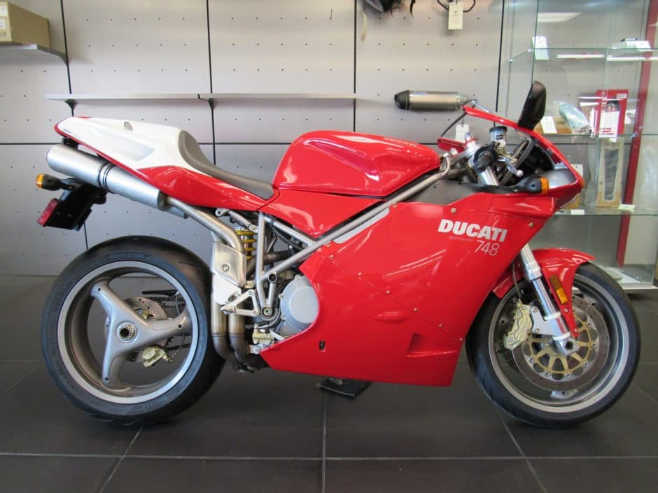 2002 Ducati 748 sold for $9,500