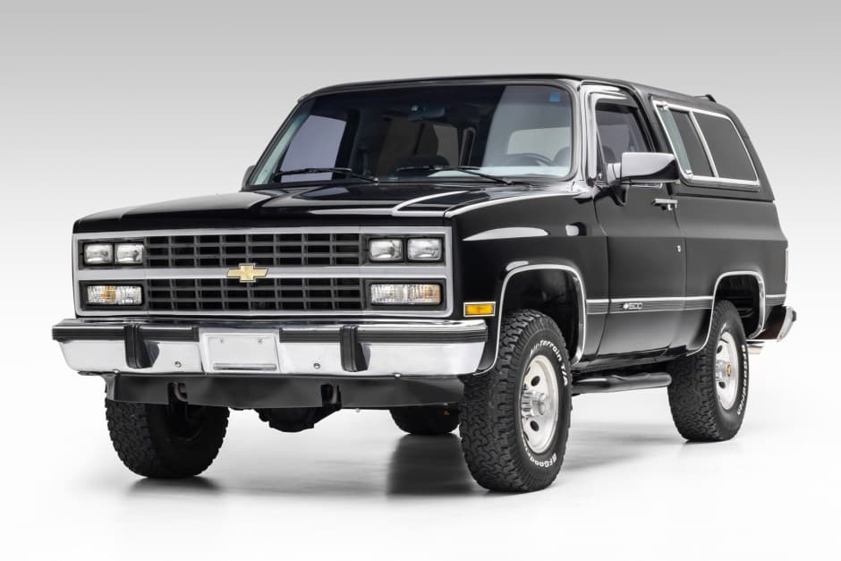 1991 Chevrolet K5 Blazer 1973-1991 sold for $28,250