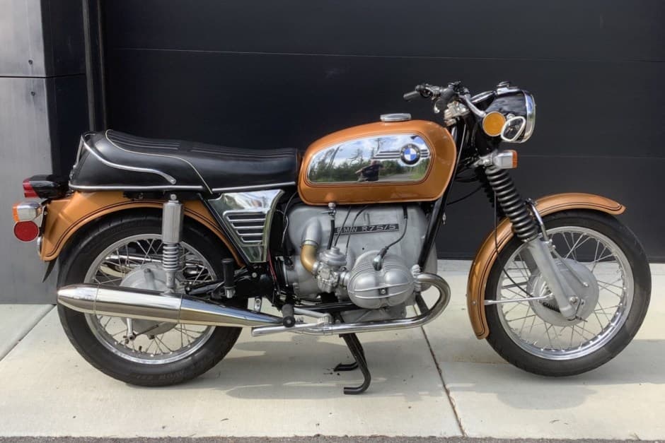 1973 BMW Motorcycles sold for $9,500