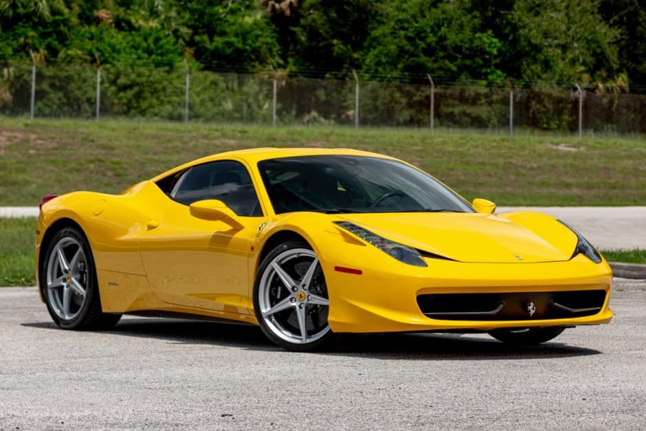2010 Ferrari 458 sold for $166,000
