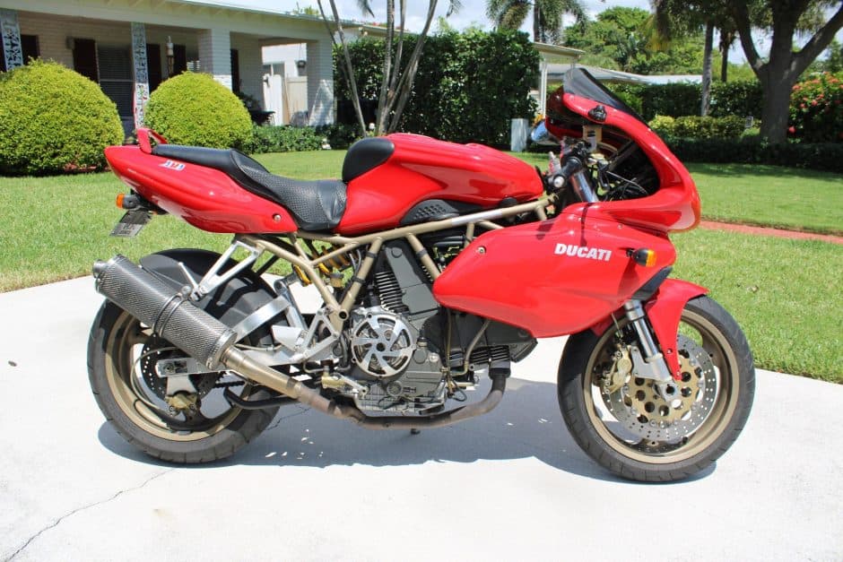 1999 Ducati 750, 800, 900, & 1000 Supersport (1988-2007) sold for $2,100