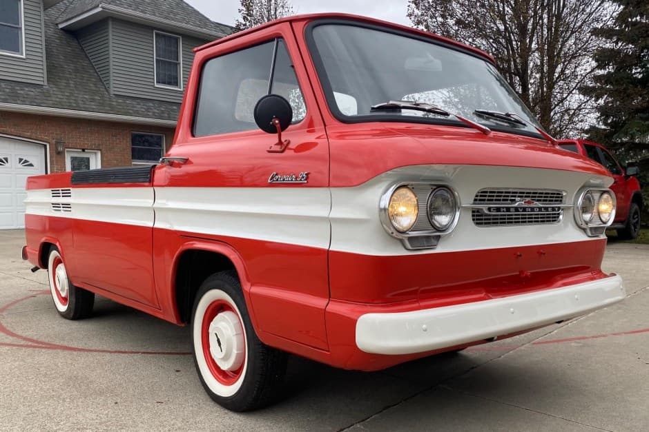 1961 Chevrolet Corvair Rampside and Loadside Pickup sold for $20,000
