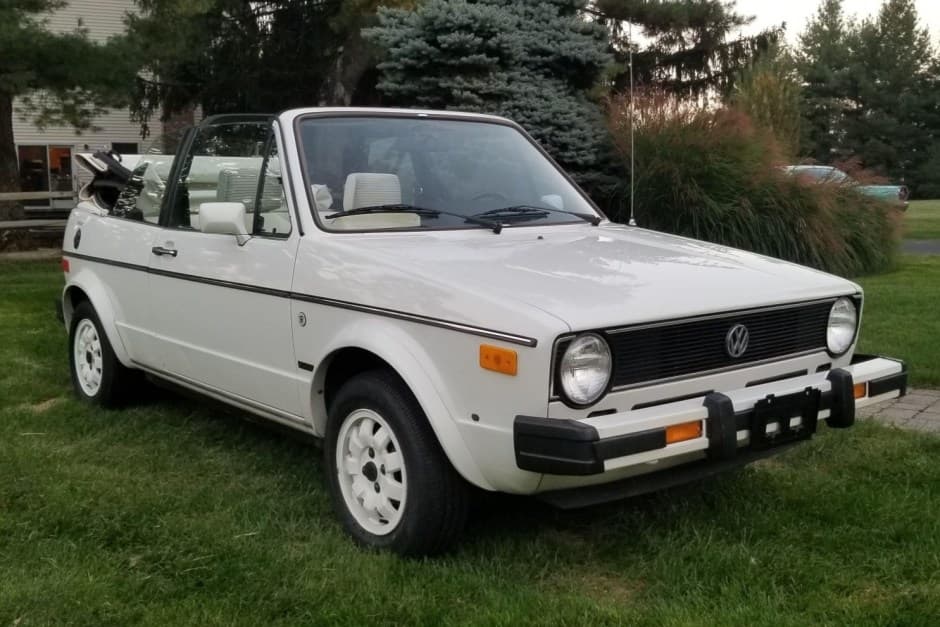 1984 Volkswagen Golf/Rabbit Cabriolet sold for $13,500