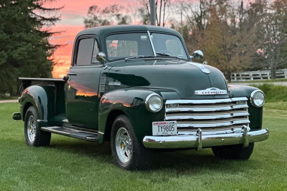 1951 Chevrolet Advance Design Pickup (1947-1955) sold for $27,750