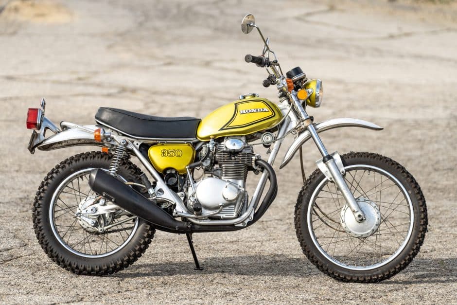 1972 Honda SL Motosport sold for $7,600