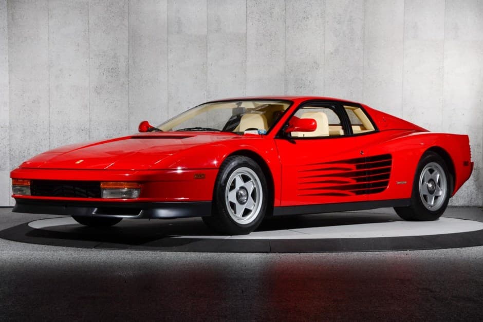 1988 Ferrari Testarossa sold for $130,000