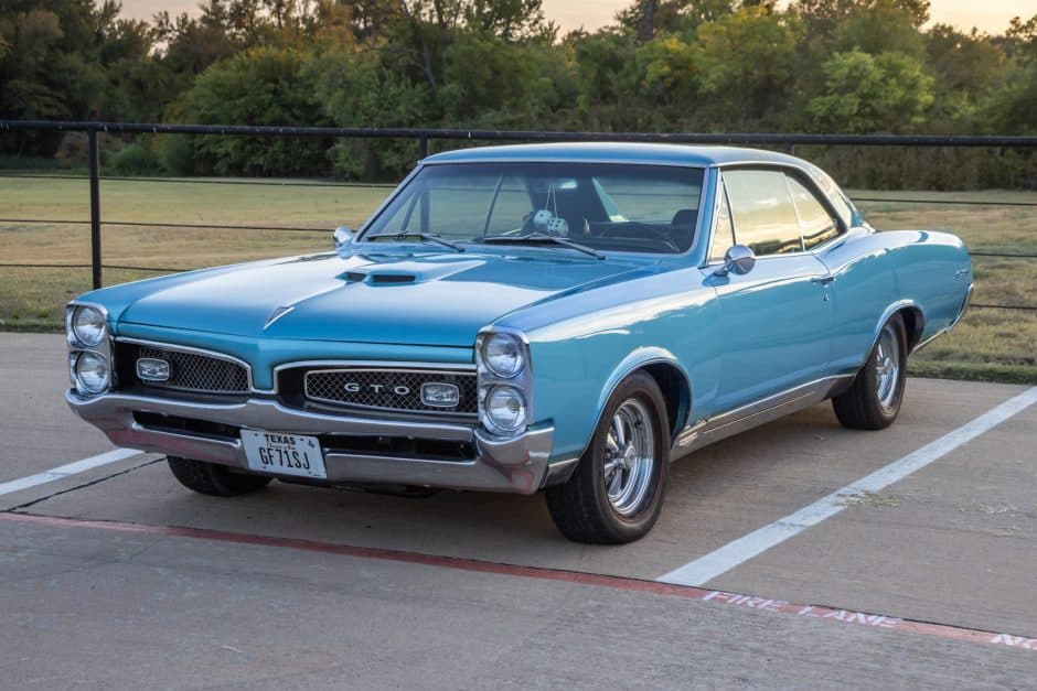 1967 Pontiac GTO sold for $41,250