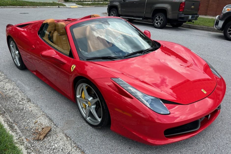 2015 Ferrari 458 sold for $251,000
