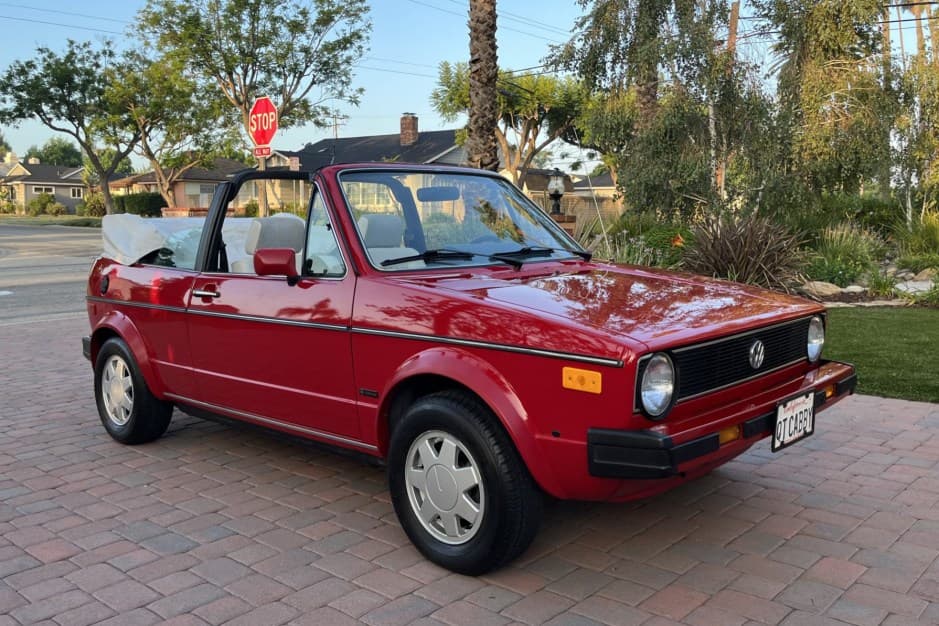 1987 Volkswagen Golf/Rabbit Cabriolet sold for $15,000
