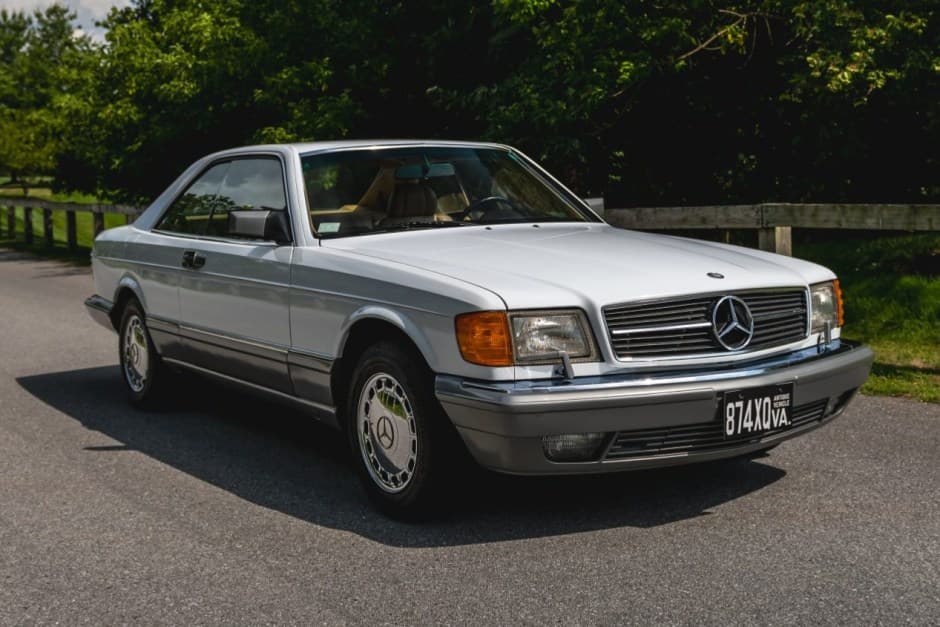 1986 Mercedes-Benz C126 sold for $31,250