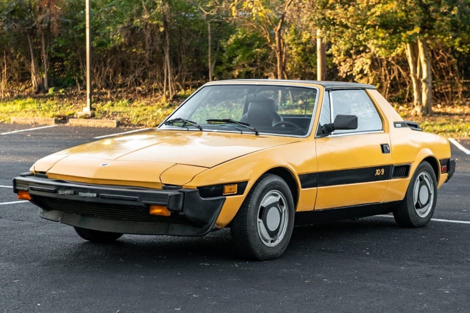 1982 Fiat X1/9 sold for $6,500