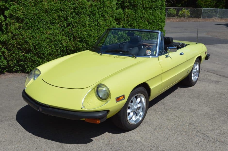 1976 Alfa Romeo 105/115 Spider Series 2 sold for $14,500