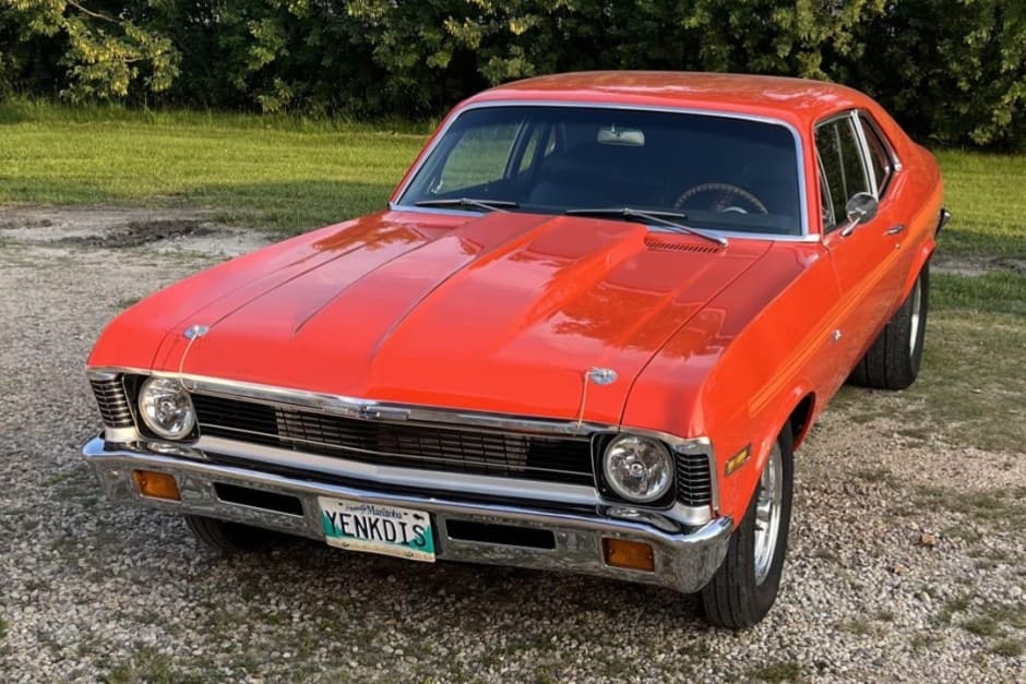 1972 Chevrolet Nova sold for $36,000