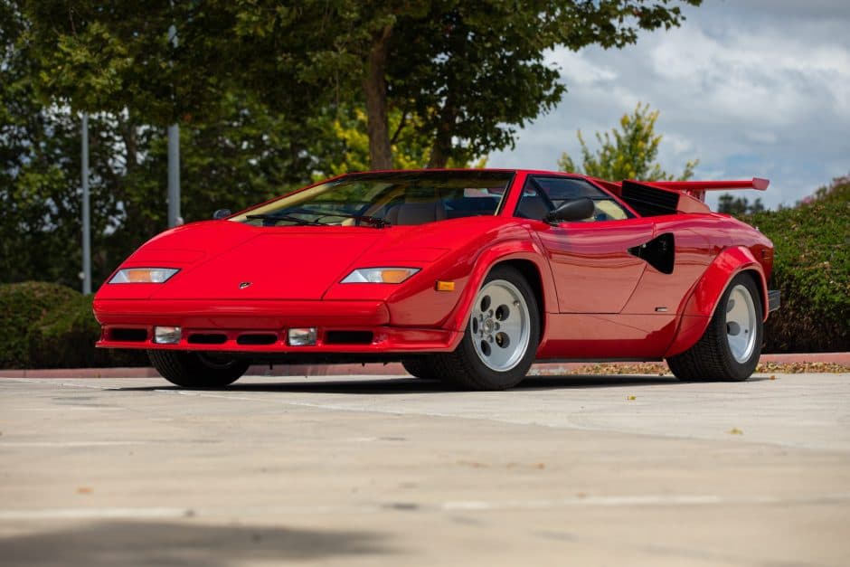 1987 Lamborghini Countach sold for $550,000