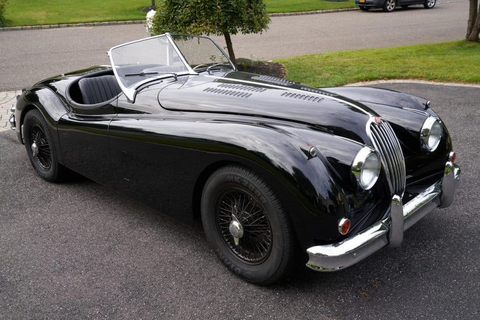 1955 Jaguar XK140 sold for $95,000