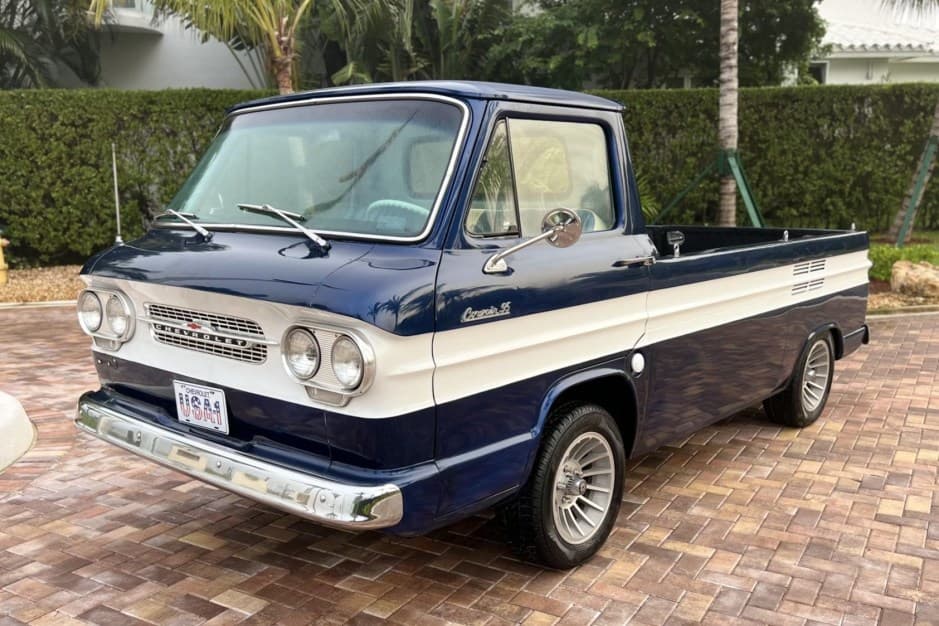 1961 Chevrolet Corvair Rampside and Loadside Pickup sold for $32,323