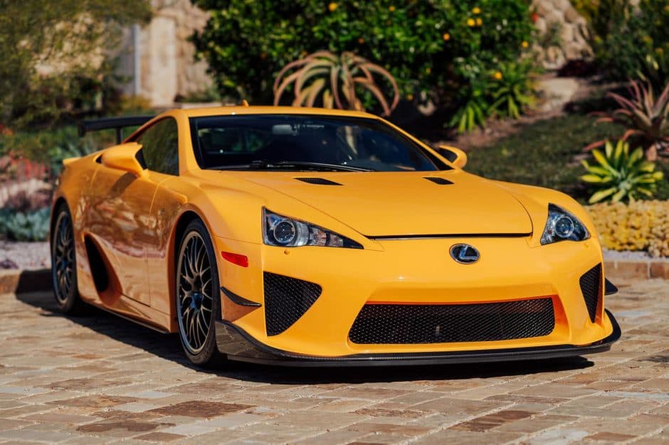2012 Lexus LFA sold for $1,625,000