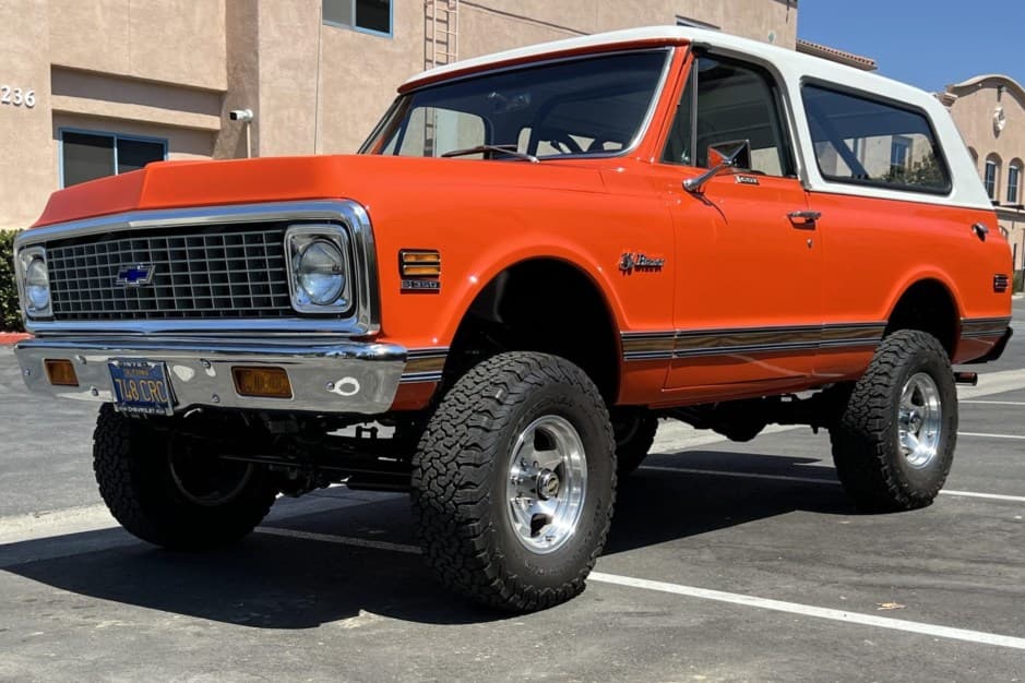 1972 Chevrolet K5 Blazer 1969-1972 sold for $90,000