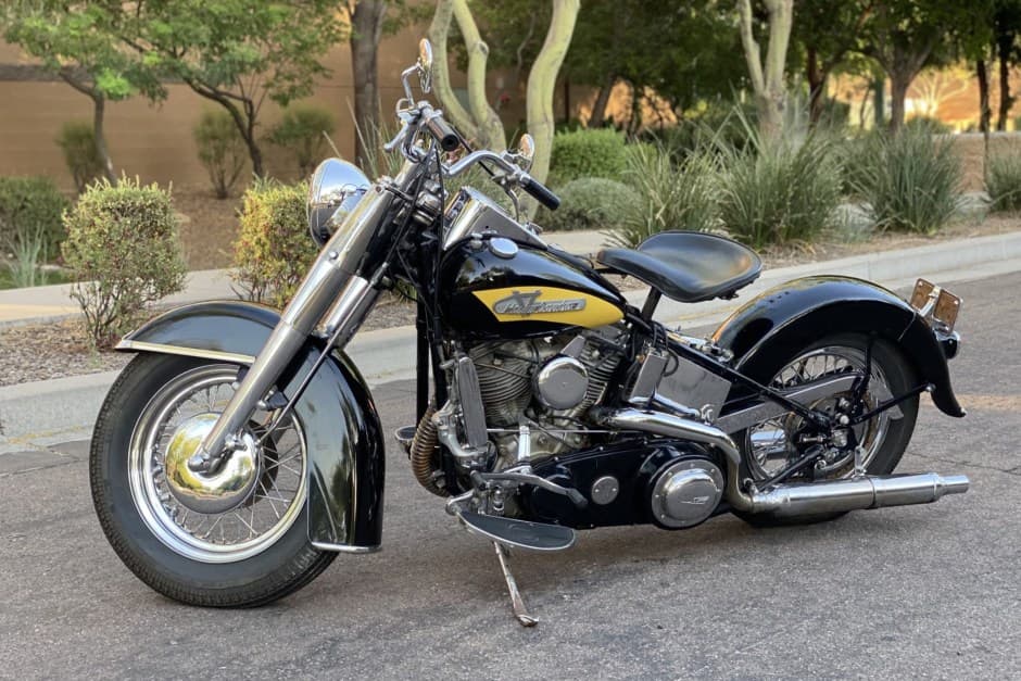1956 Harley-Davidson Panhead sold for $15,000