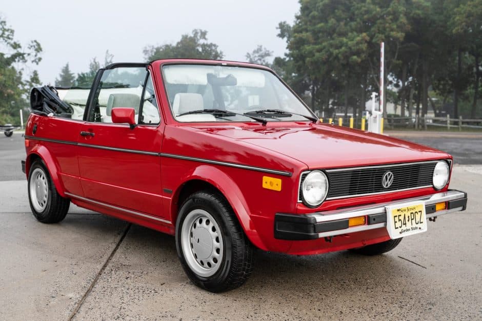1987 Volkswagen Golf/Rabbit Cabriolet sold for $6,000