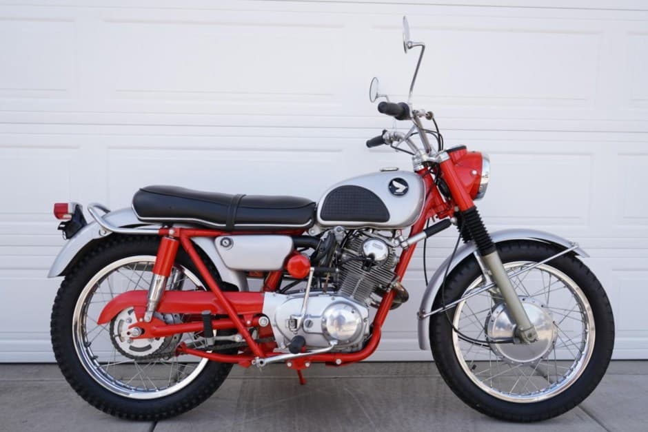 1968 Honda Dream, CB77 Super Hawk, & CL77 Scrambler sold for $7,000