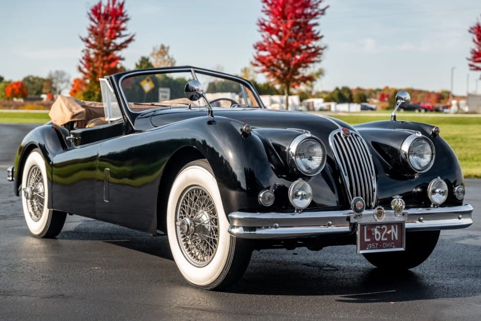 1956 Jaguar XK140 sold for $36,250
