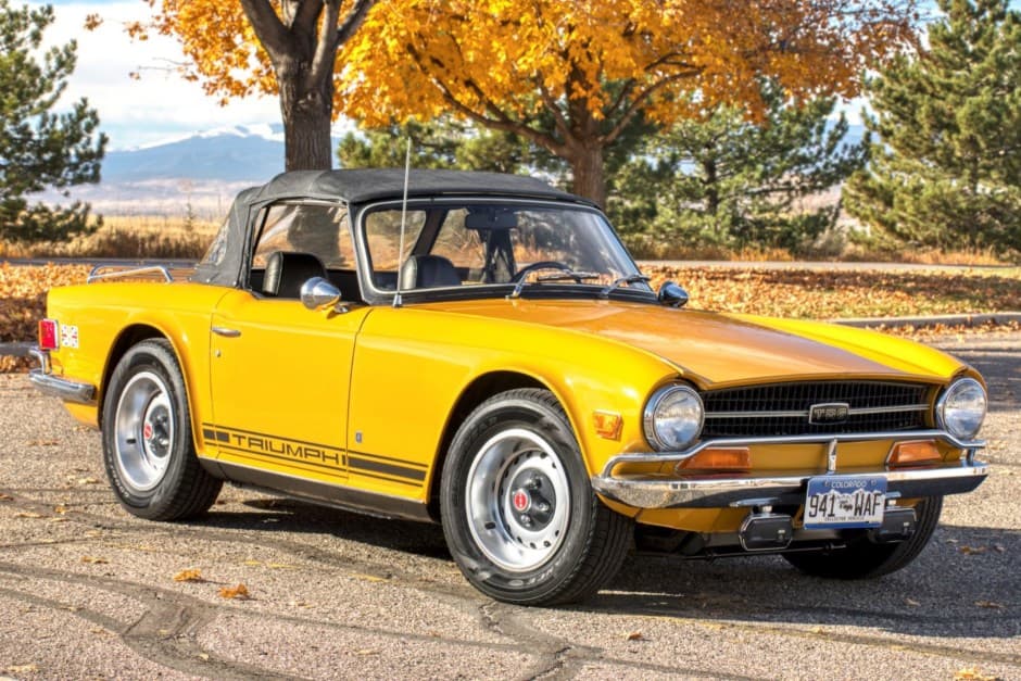 1972 Triumph TR6 sold for $17,000