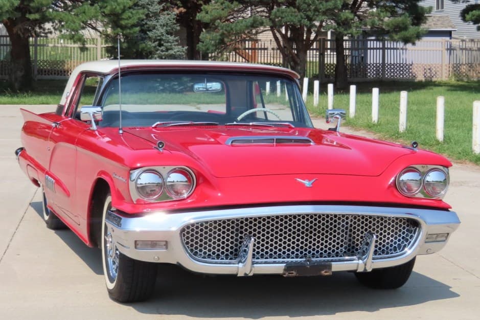 1958 Ford Thunderbird (1958-1960) sold for $30,000