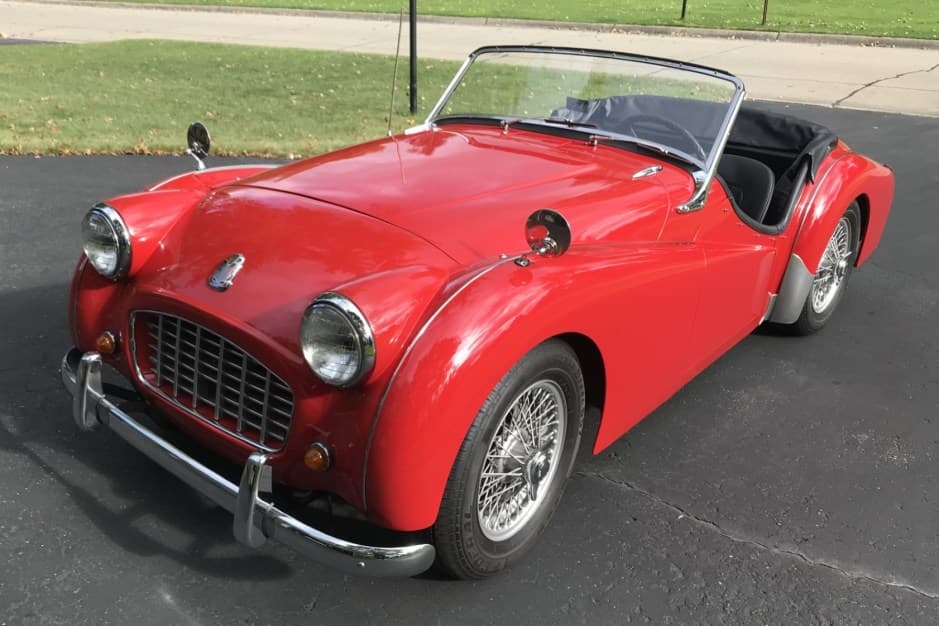1957 Triumph TR3 sold for $20,000