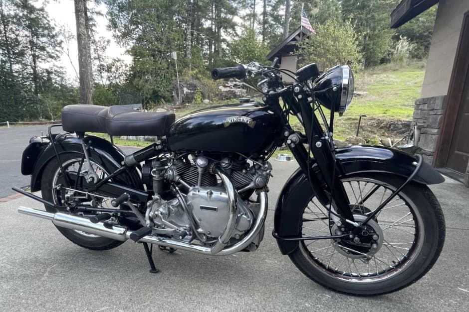 1951 Vincent Rapide sold for $55,000