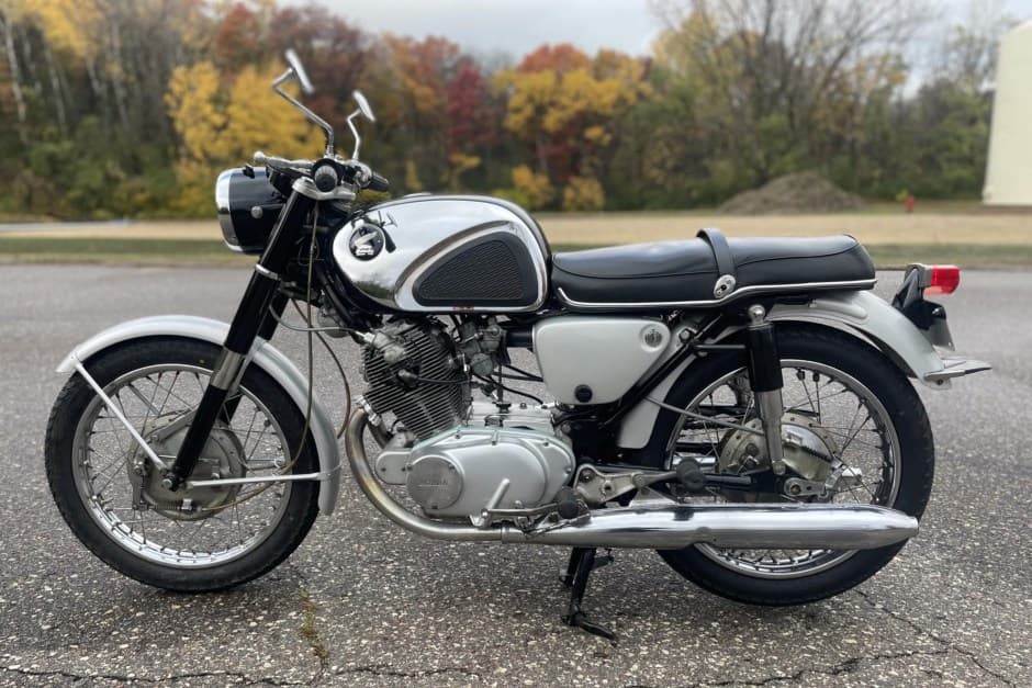 1963 Honda Dream, CB77 Super Hawk, & CL77 Scrambler sold for $6,000