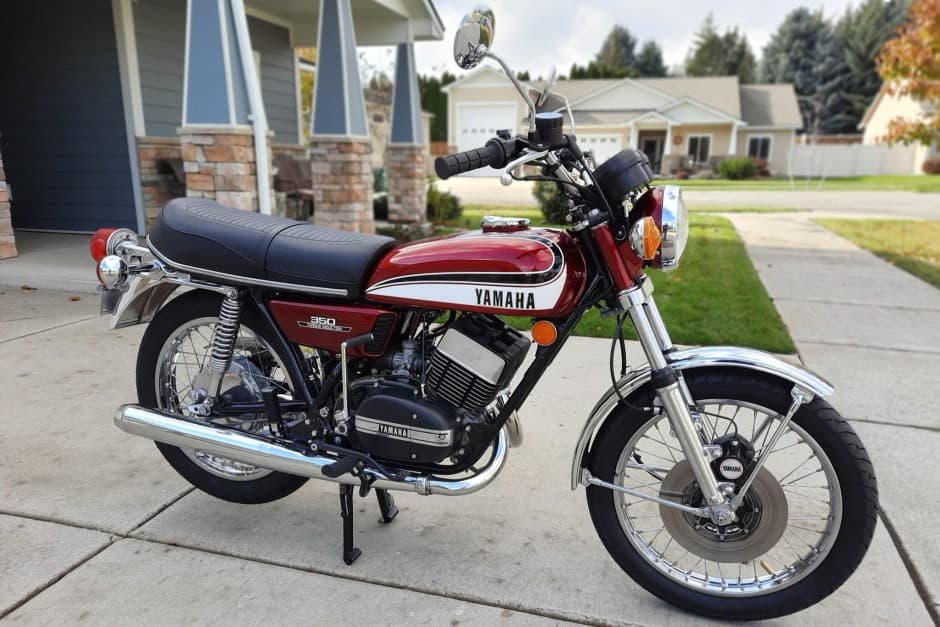 1973 Yamaha RD sold for $7,250