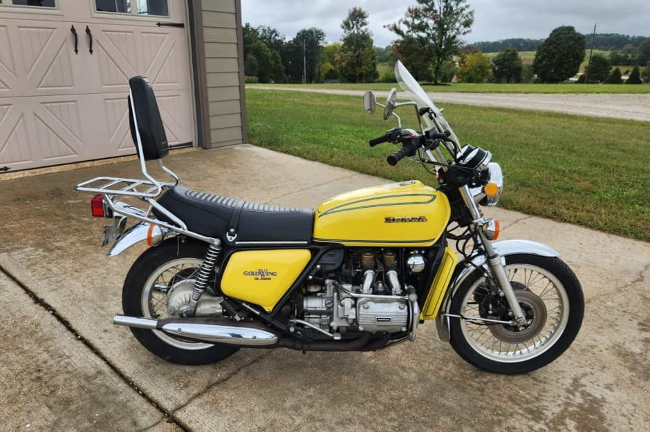 1976 Honda Gold Wing sold for $3,500