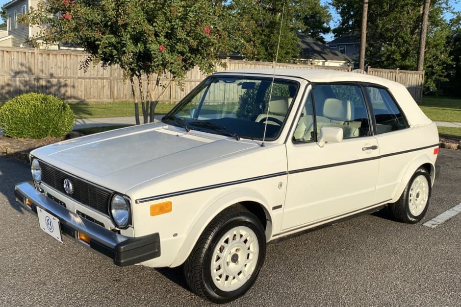 1987 Volkswagen Golf/Rabbit Cabriolet sold for $20,000