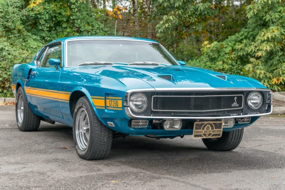 1969 Shelby Mustang GT350 & GT500 sold for $77,000
